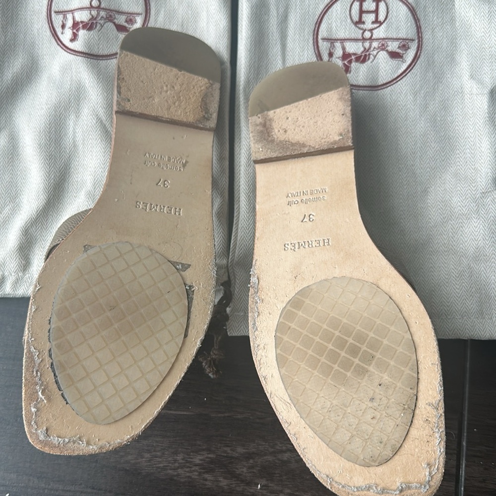 Hermes Tan Sandals - Picture 4 of 6